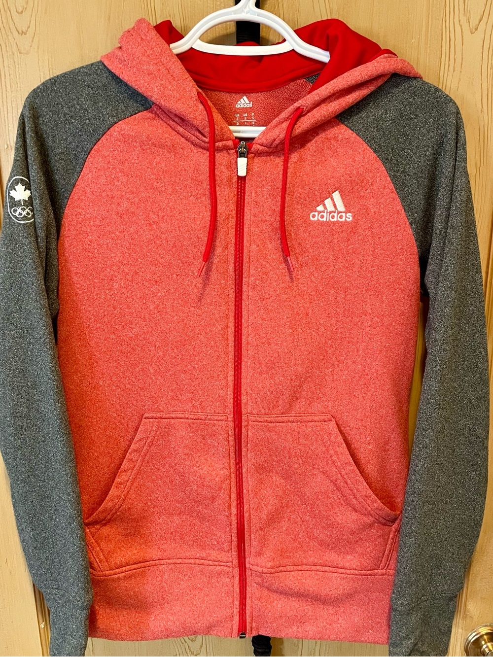 Small Adidas Team Canada Olympic Full-Zip Hoodie